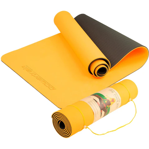 Powertrain Yoga/Pilates Exercise Mat - Orange