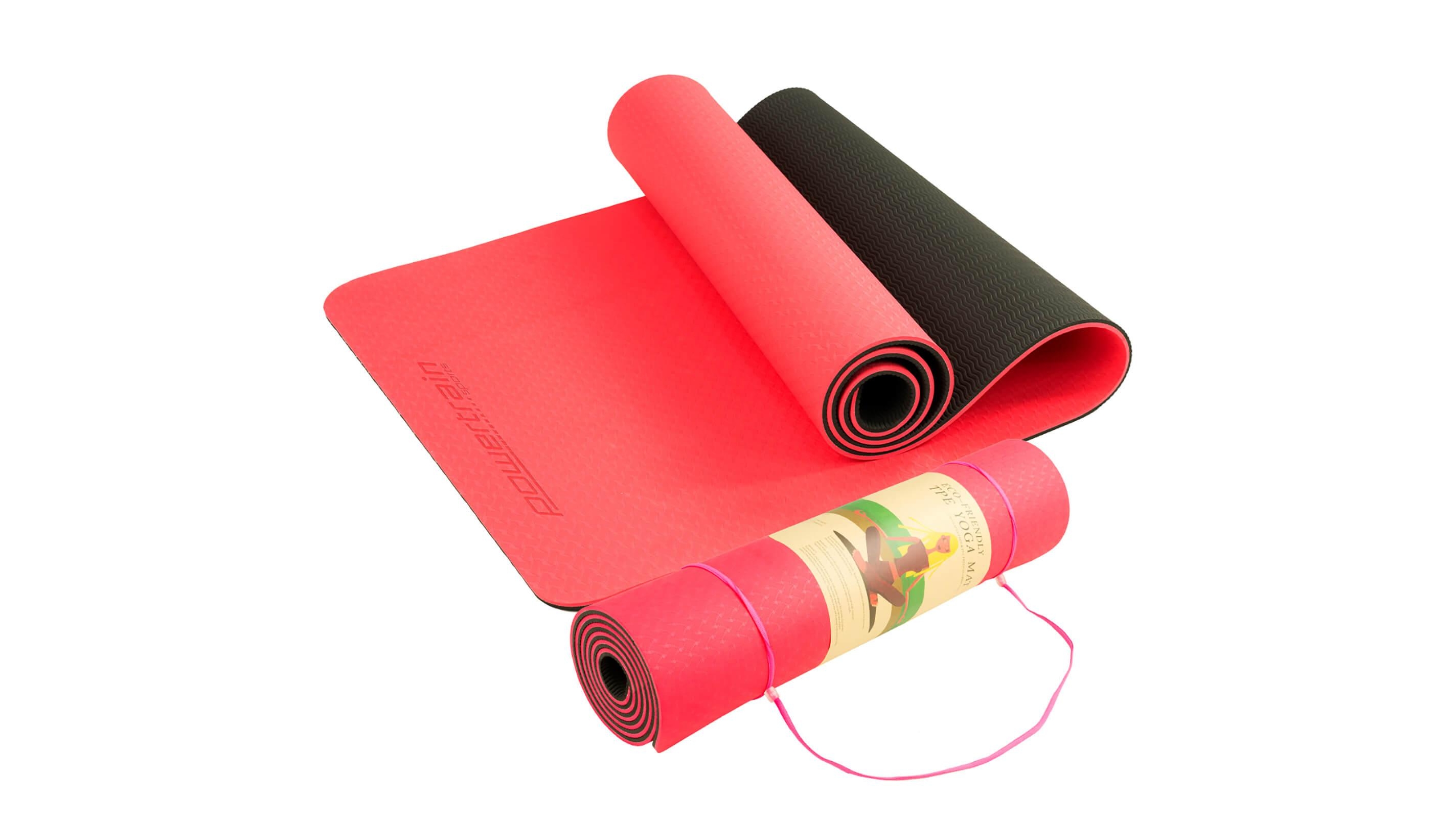 Powertrain Yoga/Pilates Exercise Mat - Red