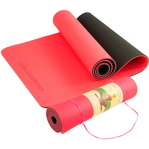 Powertrain Yoga/Pilates Exercise Mat - Red