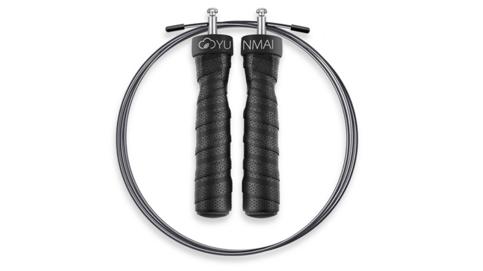 Yunmai Professional Exercises Jump Rope Steel Wire Cable - Black