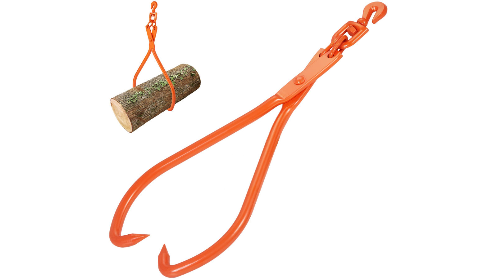 Vevor 32-inch 2 Claw Heavy Duty Rotating Log Skidding Tongs 