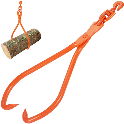 Vevor 32-inch 2 Claw Heavy Duty Rotating Log Skidding Tongs