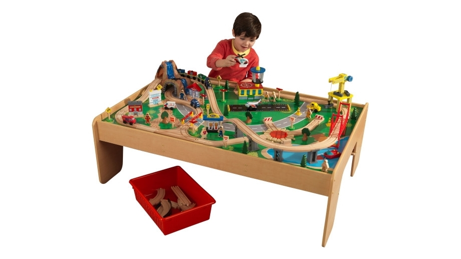 Kidkraft mountain waterfall train set and table sale