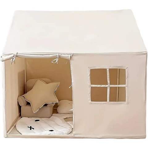 NNETM Little Dove Toys Starlight Large Indoor and Outdoor Play Tent with Mat for Kids
