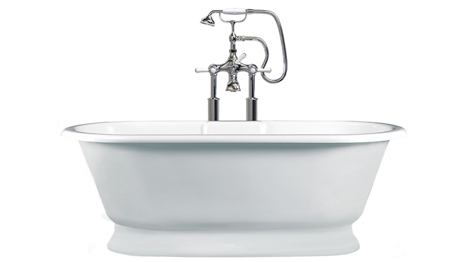 Victoria + Albert York 1741mm Freestanding Bath - Gloss White