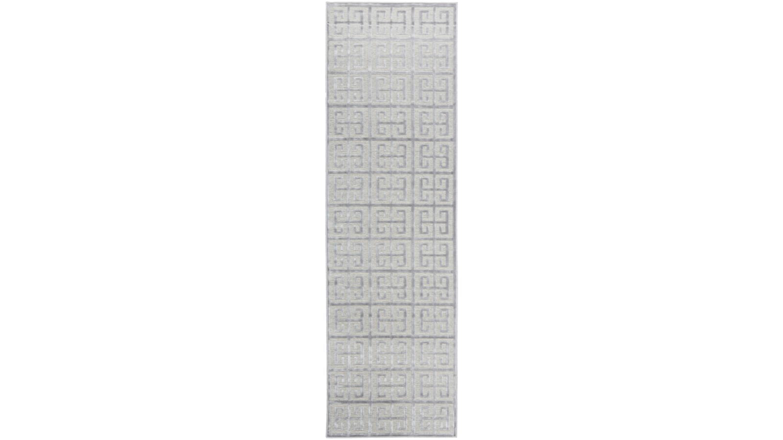 The Weave Studio Lois Brenda Silver Runner Rug