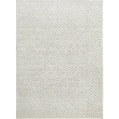 The Weave Studio Lois Cindy Natural/White Rug - 290 x 200cm
