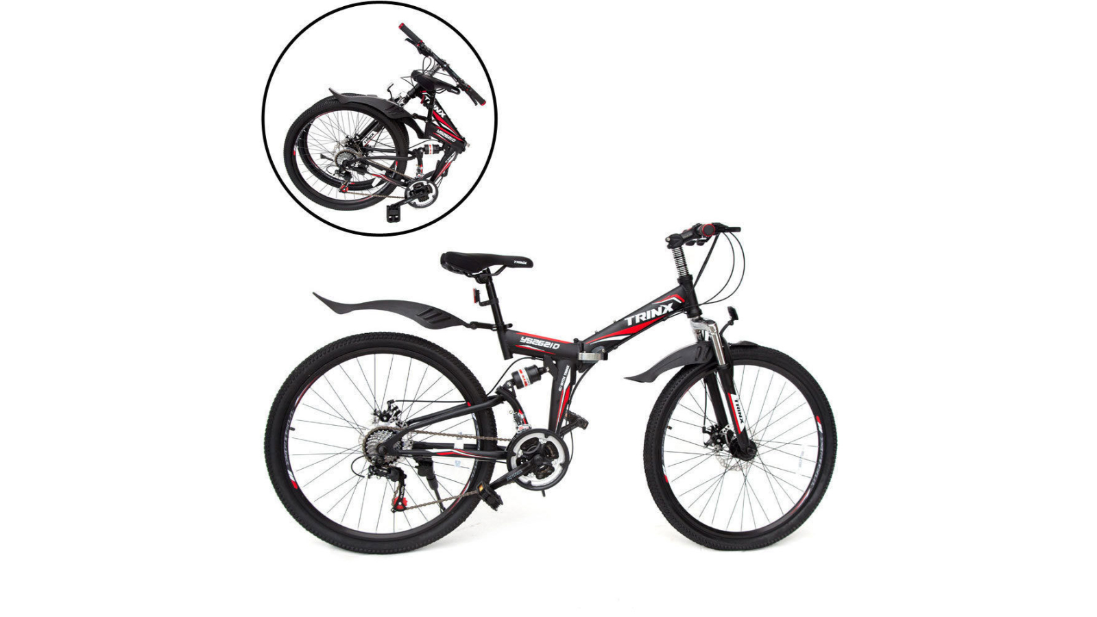 Foldable shops mountain bicycle