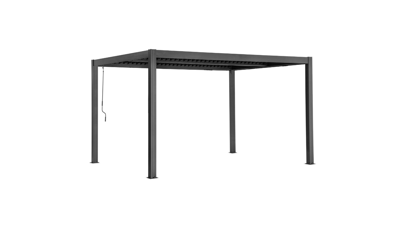Yardtopia Elmont Adjustable Aluminium Louvre Pergola - 300 x 400cm 