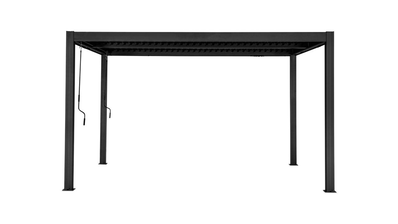 Yardtopia Elmont Adjustable Aluminium Louvre Pergola