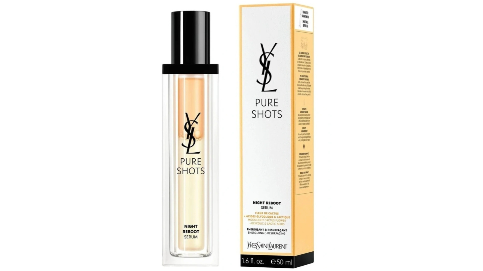 Yves Saint Laurent 50ml Pure Shots Night Reboot Serum | Harvey Norman
