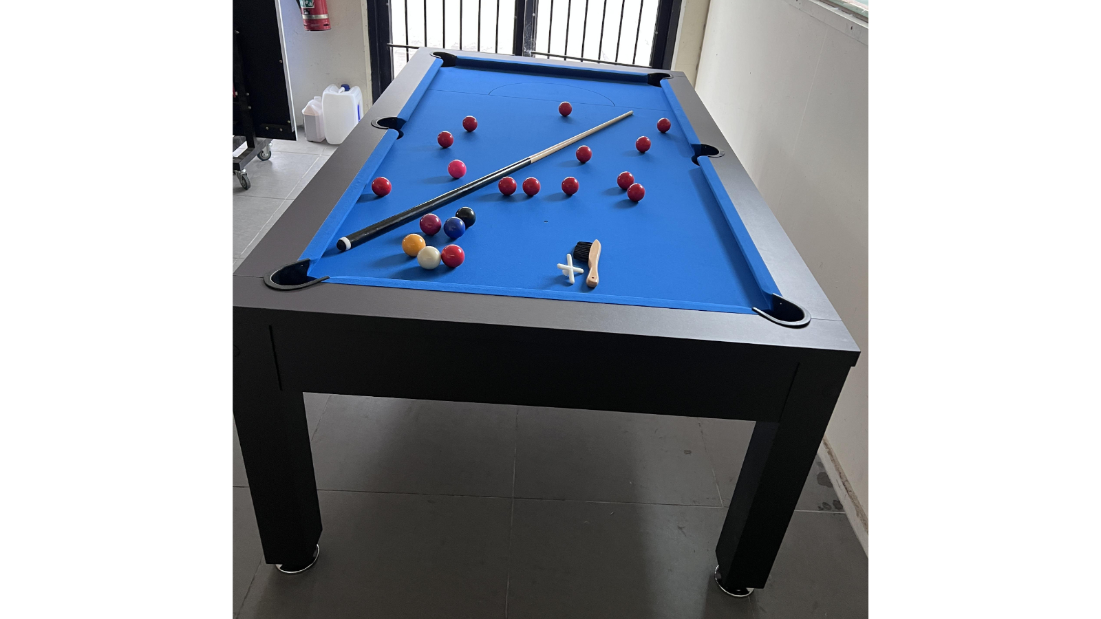 Ksports Pub Size Pool Table 7FT Snooker Billiard Table with Dining ...