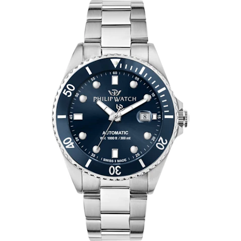 Philip Watch Men's Automatic Caribe Divers Watch 4.2cm