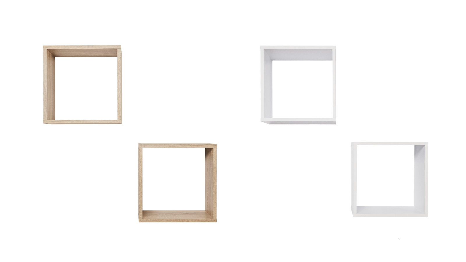 European Cabinetry Bergen Cube Twin Pack