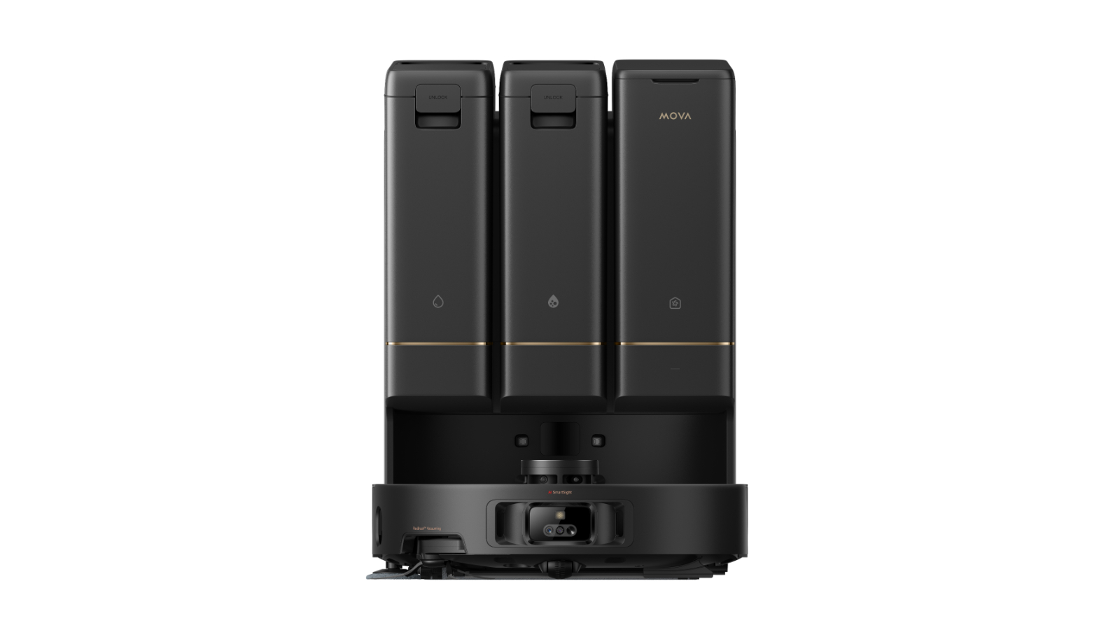 Mova Z50 Ultra Robotic Vacuum and Mop - Matte Black
