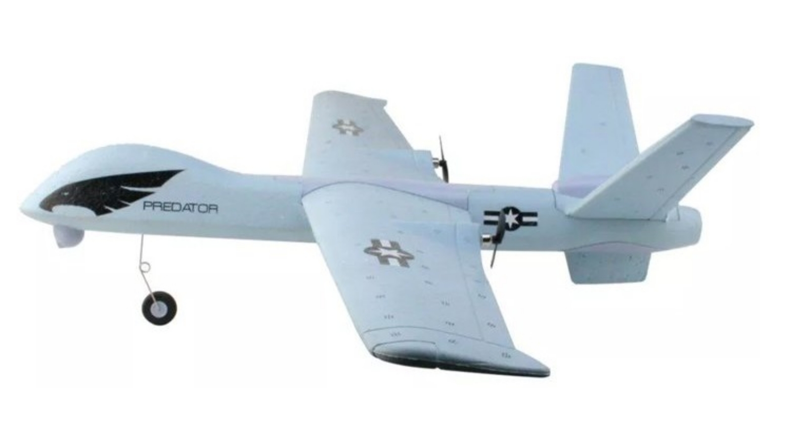 ZC 2.4G 2CH Predator Remote Control Drone DIY Kit for Kids Beginners Grey Harvey Norman