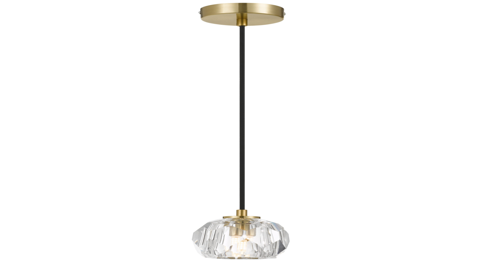 Pretty & Practical Nice Gold Antique Pendant with Crystal Detail