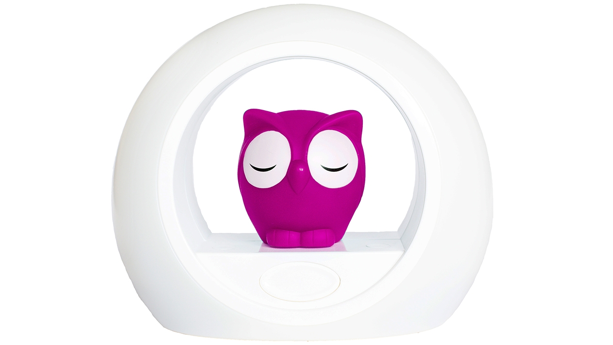 Zazu Lou the Owl Night Light - Pink