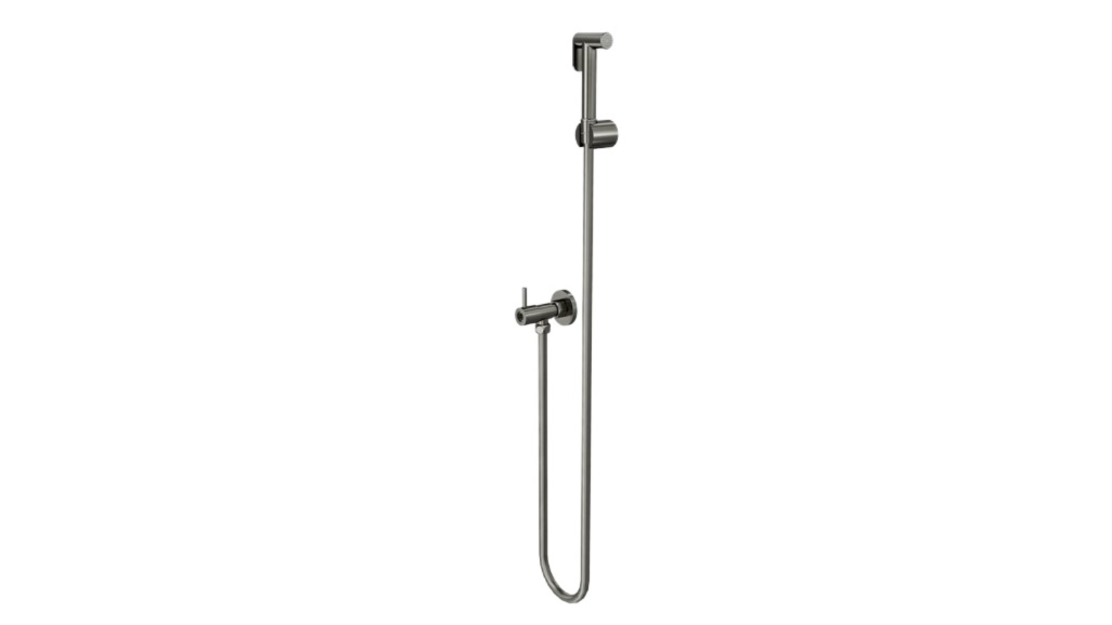 Linsol Zarah Bidet Spray with Single Controller - Gunmetal