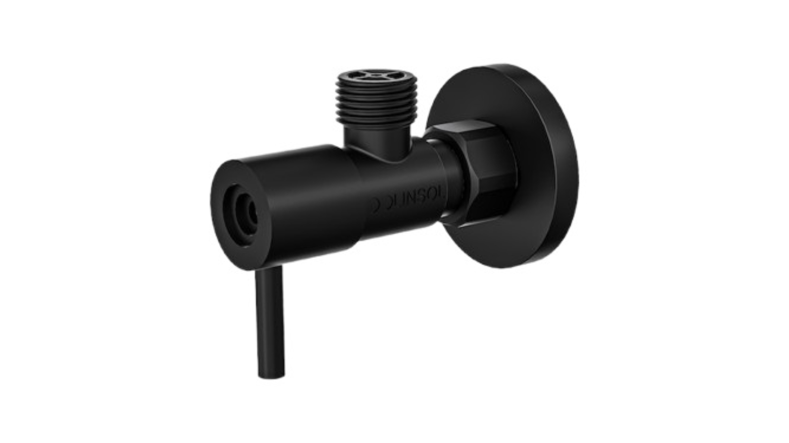 Linsol Zarah Easy Turn Cistern Tap - Matte Black