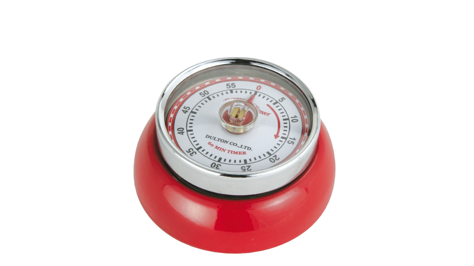 Zassenhaus Speed Kitchen Timer with Magnet Enameled Steel Steel Red - 3 x 7cm