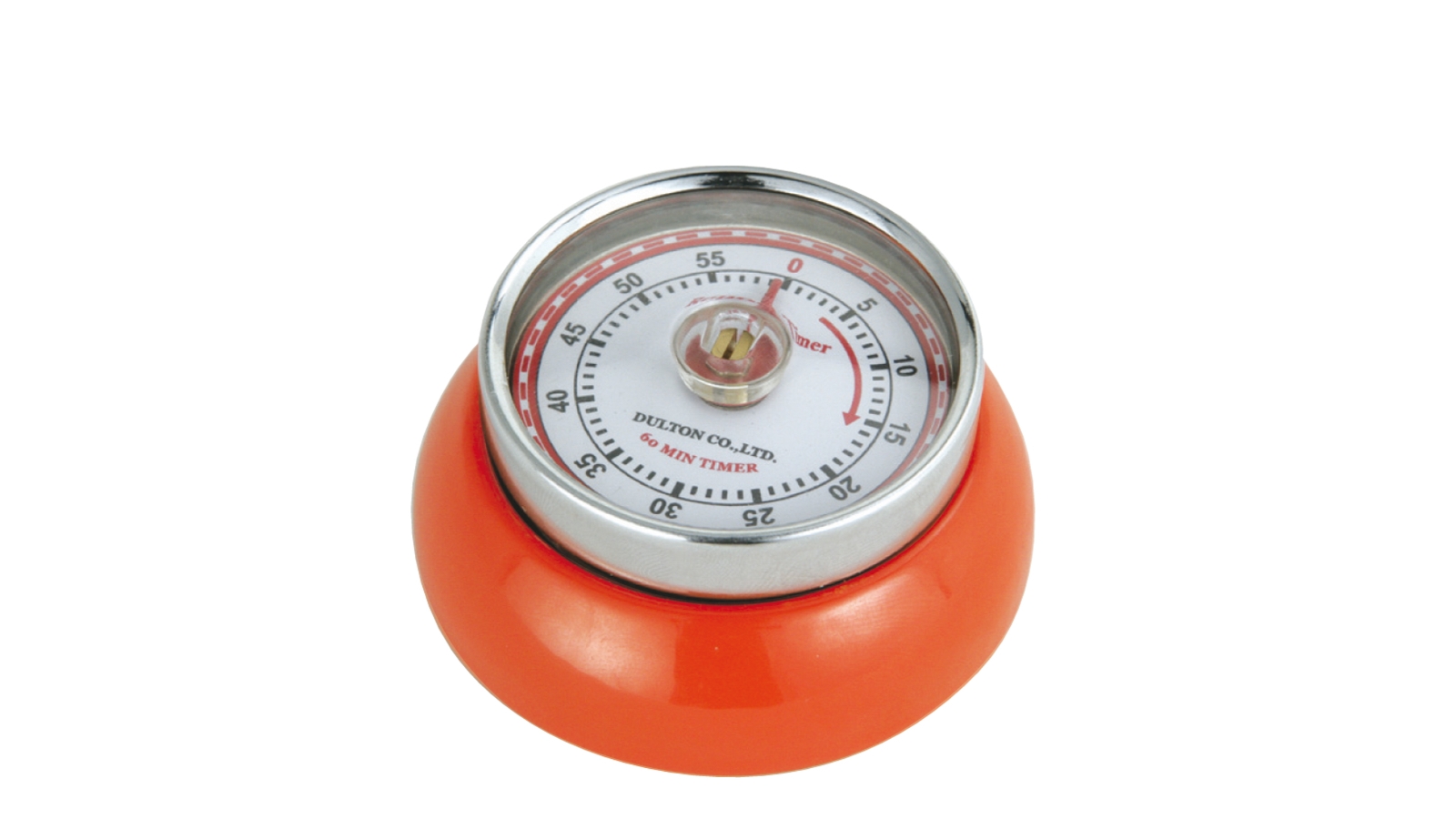 Zassenhaus Speed Kitchen Timer with Magnet Enameled Steel Orange - 3 x 7cm