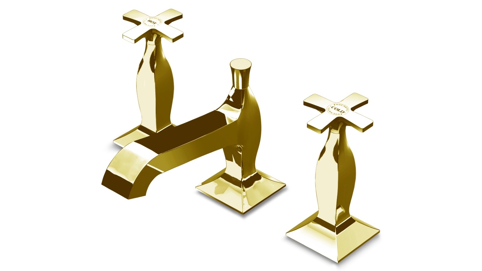 Bellagio Basin Tap Set - Gold