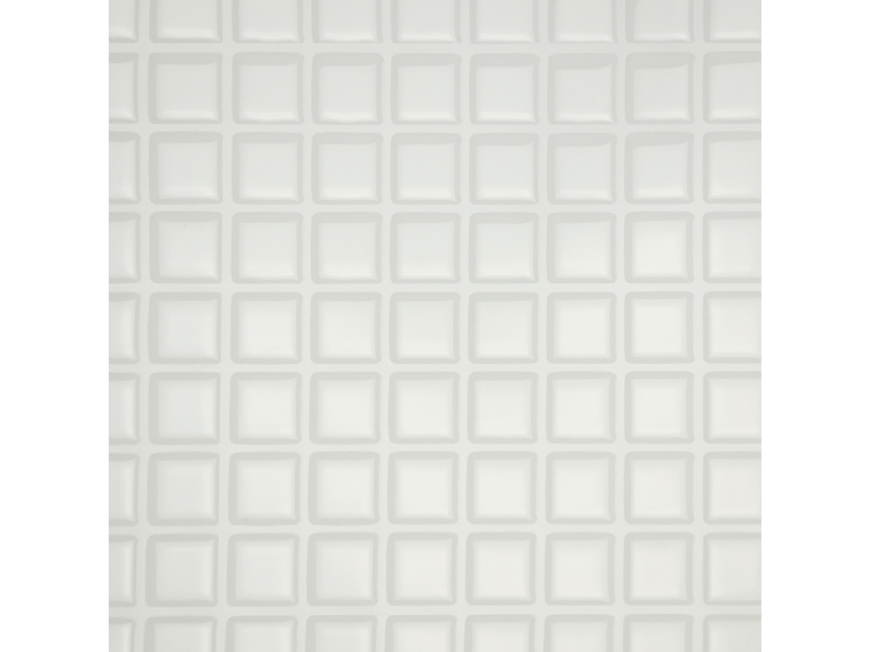 Serrano 10 sheets 23.6cm x 23.6cm 3D Peel and Stick Wall Tile - Stereoscopic Crystal White