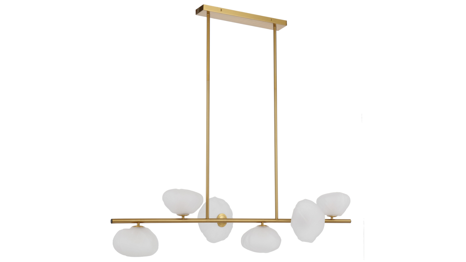 Pretty & Practical Versailles Antique Gold Pendant with Frosted Glass