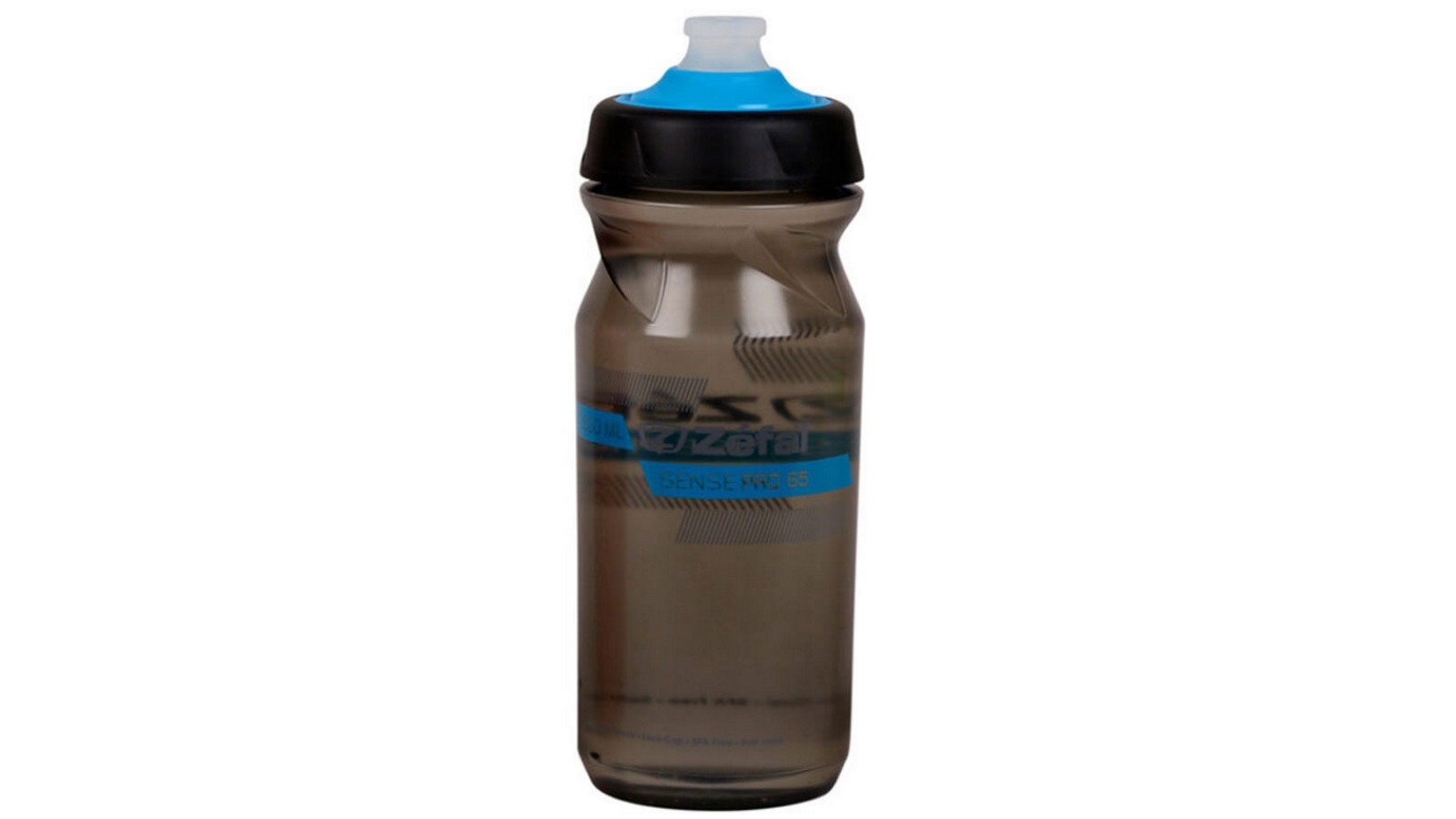 Zefal 650ml Sense Pro 65 Smoked Black Water Bottle