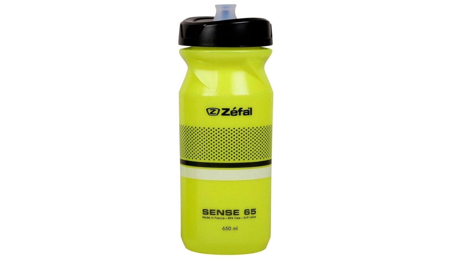 Zefal 650ml Water Bottle Sense M65 Bottle - Neon Yellow