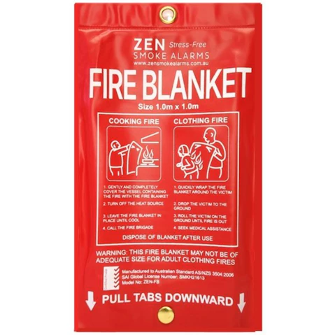 ZEN Smoke Alarms Fire Blanket
