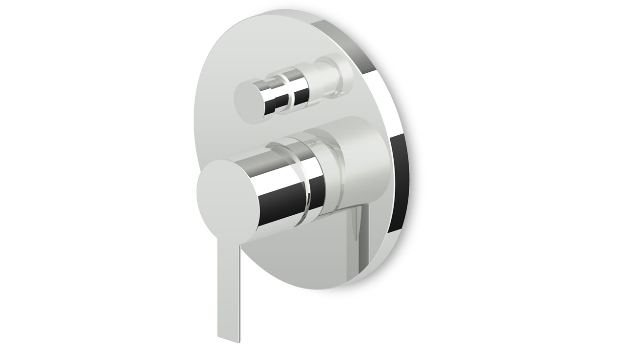 Zucchetti Gill Bath/Shower Mixer with Diverter - Chrome