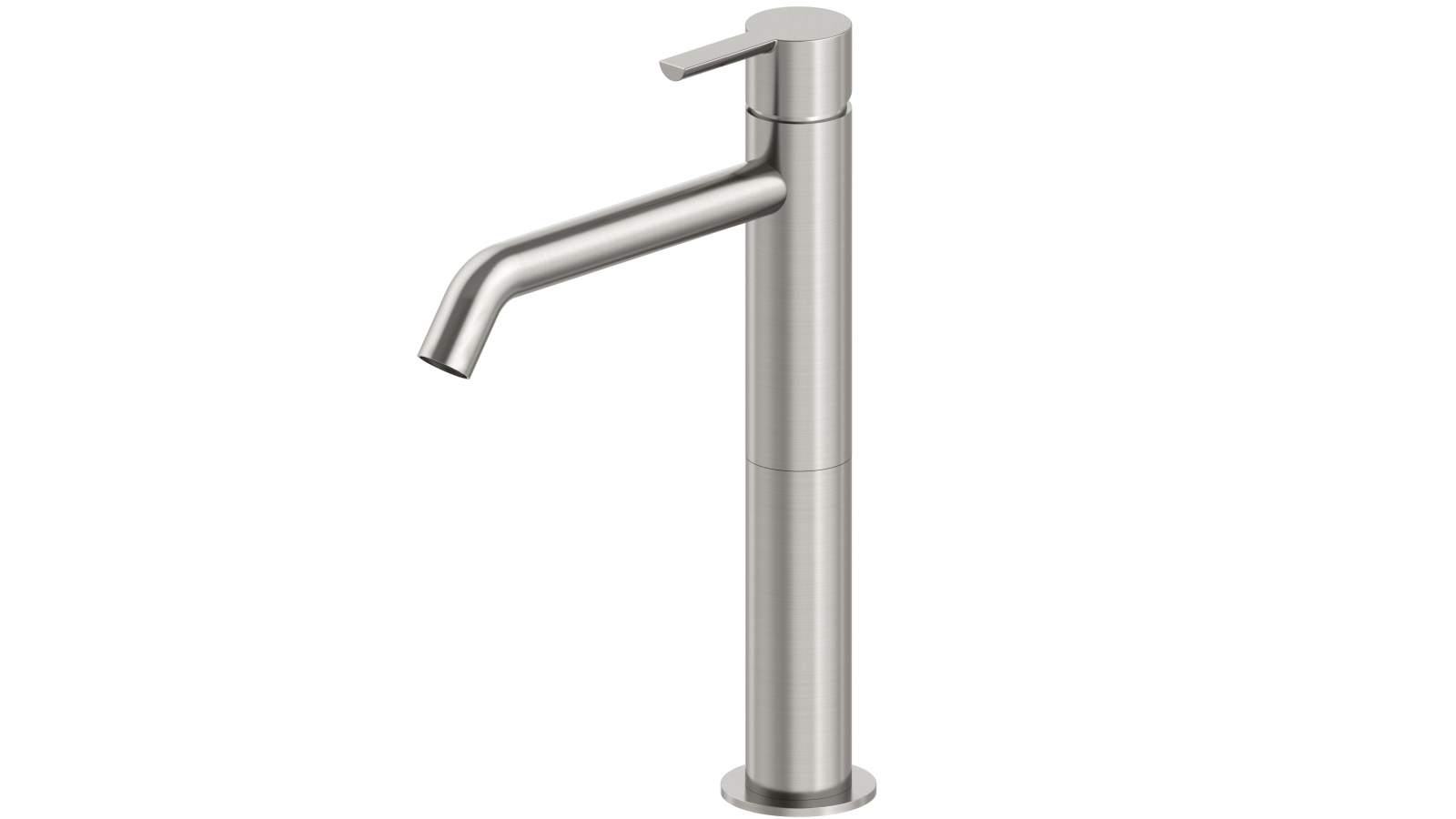 Zucchetti Gill Extended Height Basin Mixer - Brushed Nickel
