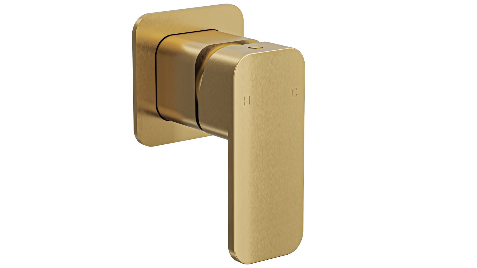 Linsol Zia Wall Mixer - Brushed Brass