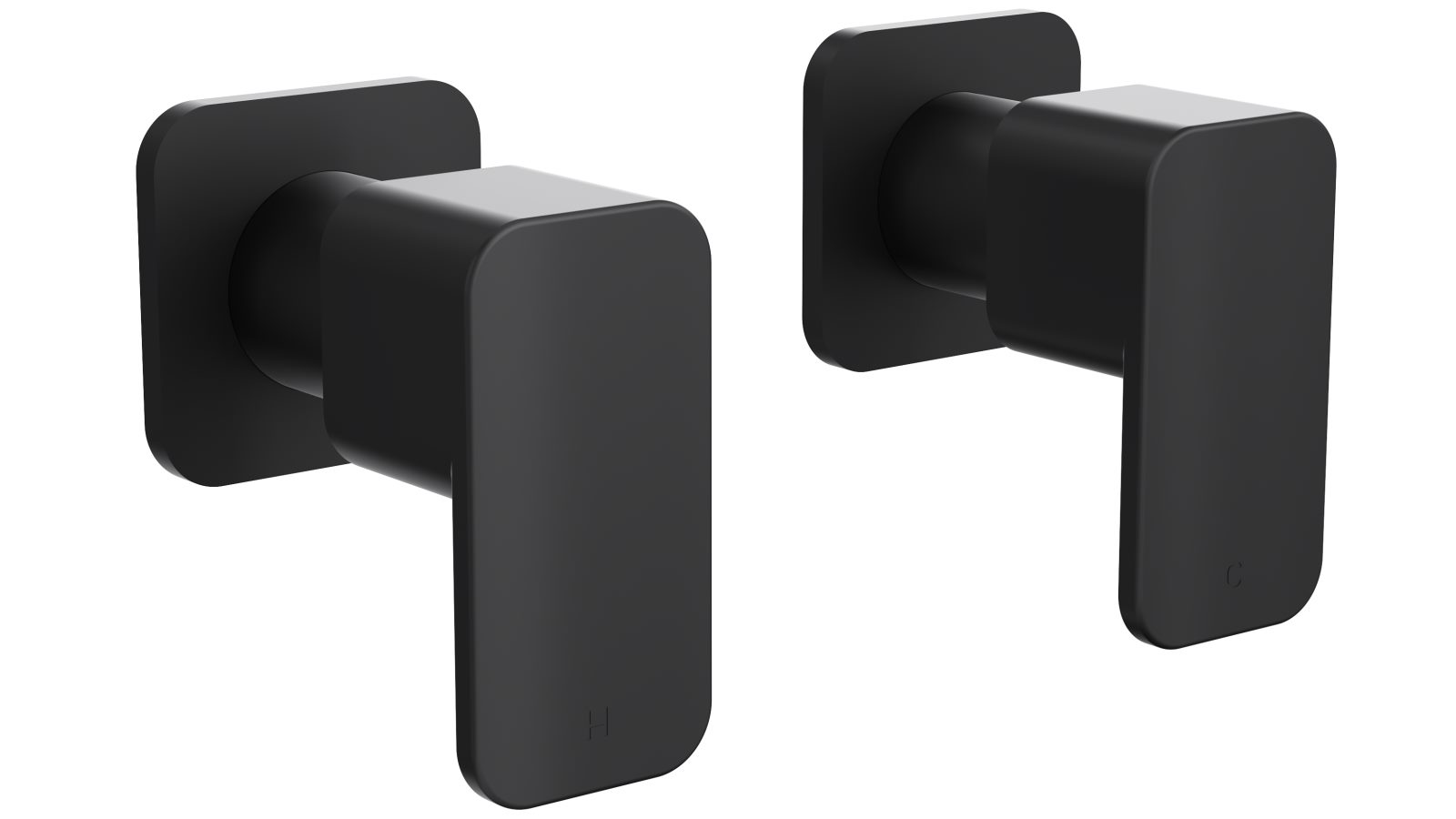 Linsol Zia Wall Top Assemblies - Matte Black
