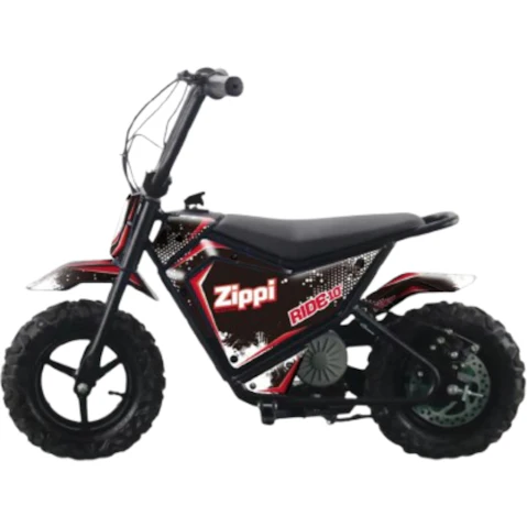 Zippi Electric Ride 10 Kids E-bike - Red
