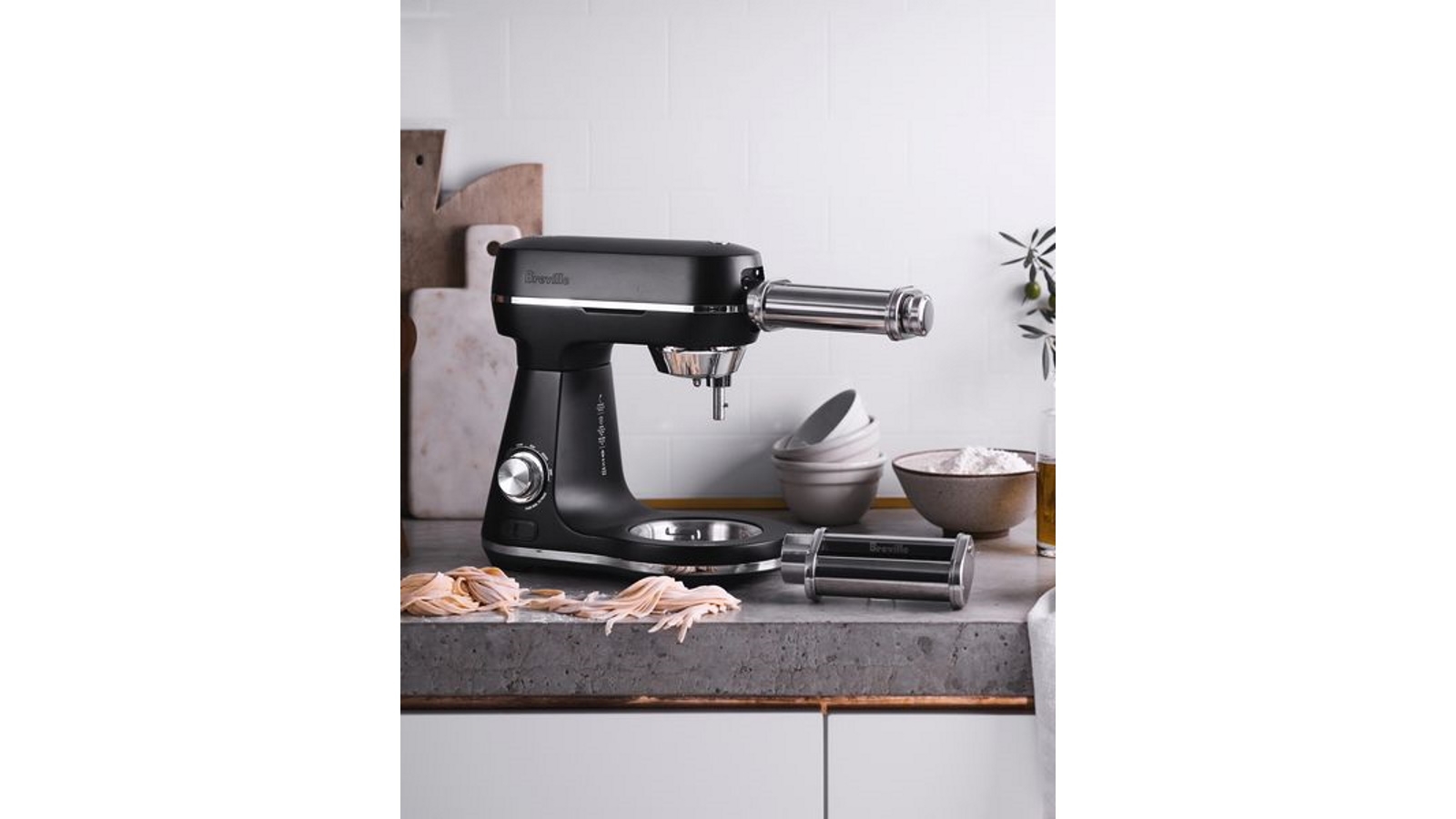 Breville The Bakery Chef Hub Stand Mixer Black Truffle