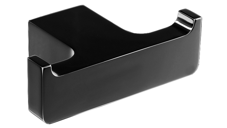 Arcisan Zara Double Matte Black Robe Hook