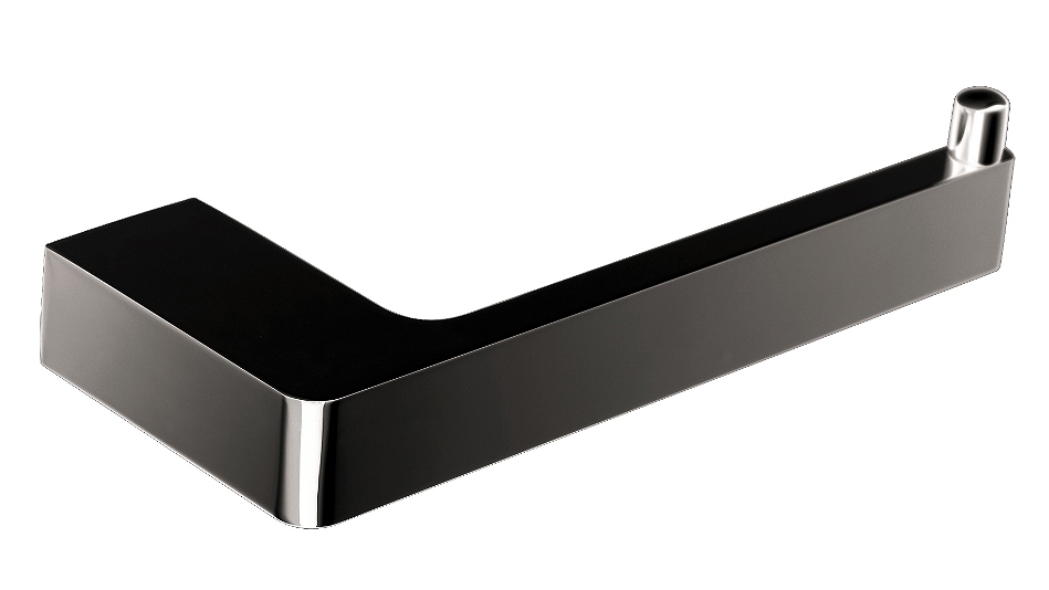 Arcisan Zara Matte Black Toilet Roll Holder Harvey Norman
