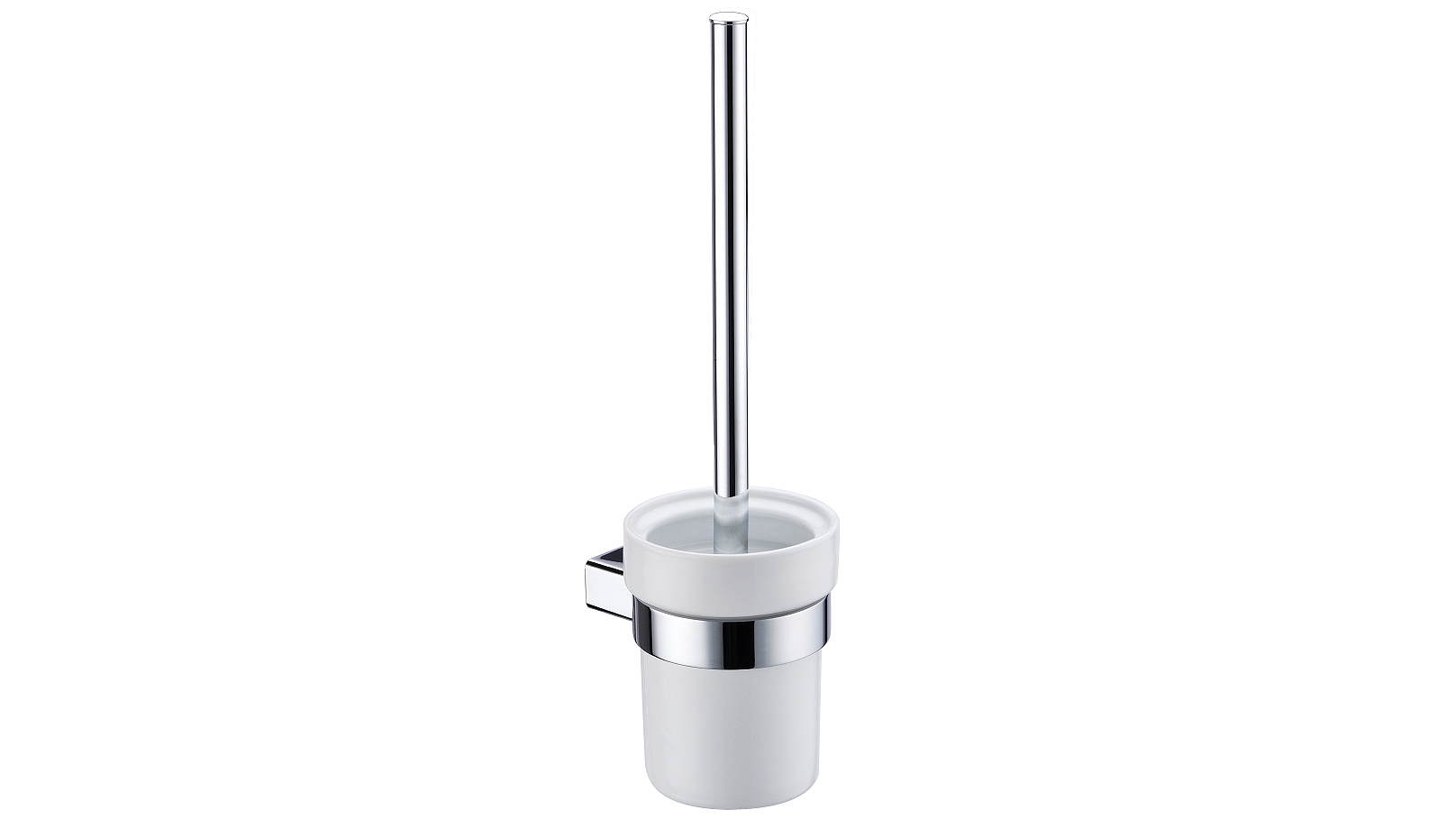 Arcisan Zara Chrome Toilet Brush and Ceramic Holder