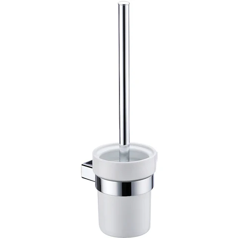 Arcisan Zara Chrome Toilet Brush and Ceramic Holder