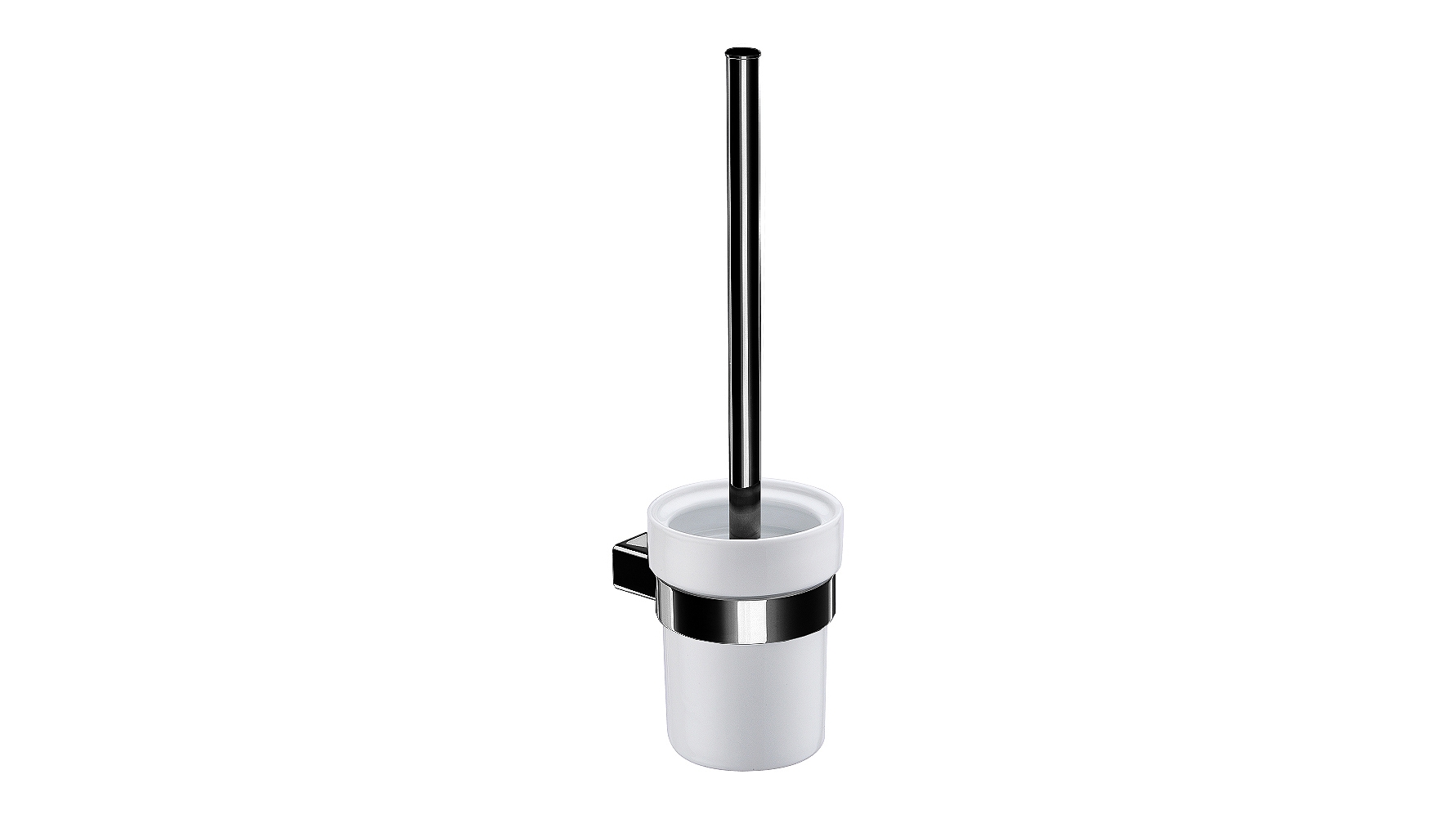 Arcisan Zara Matte Black Toilet Brush and Ceramic Holder