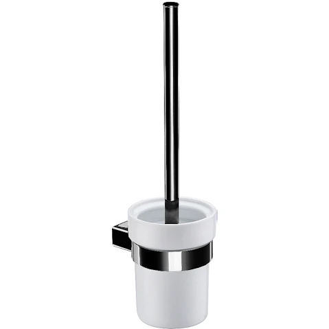 Arcisan Zara Matte Black Toilet Brush and Ceramic Holder