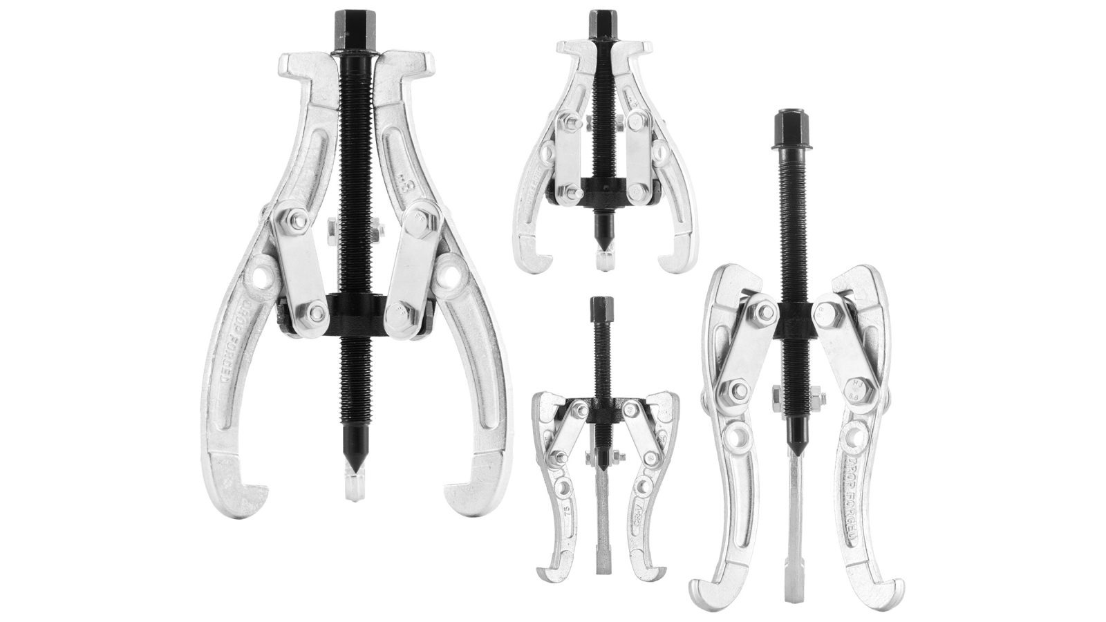 Vevor 4 Piece 3 Jaw Gear Puller Set Pulley Bearing Puller