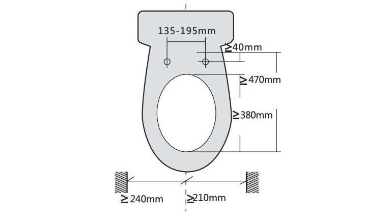 Bravat Elf.T DShape Intelligent Bidet Seat with Remote Control Harvey Norman