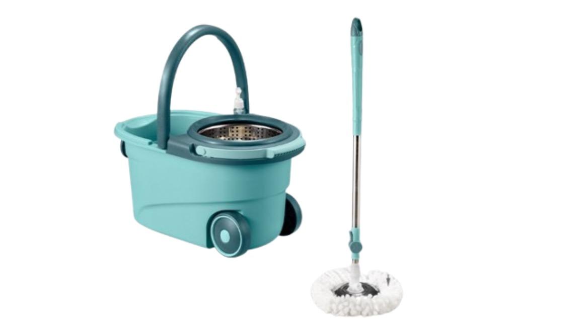 Zuni Spin Floor Mop Bucket Set - Green