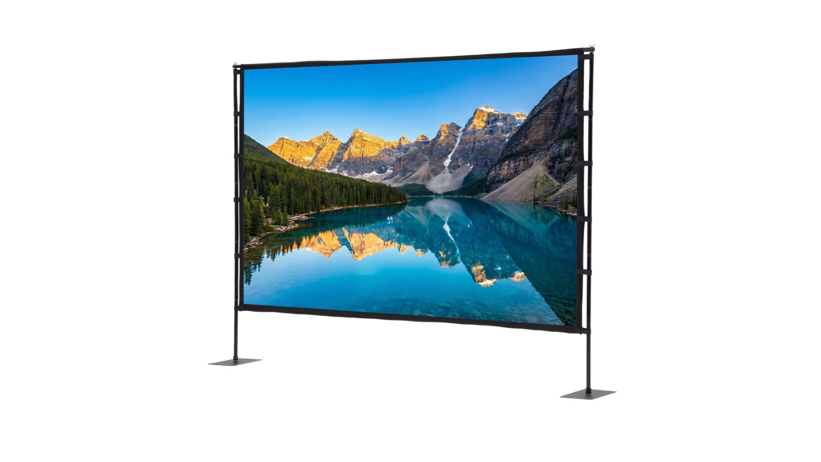 Zuni 120-inch Projection Screen with Base