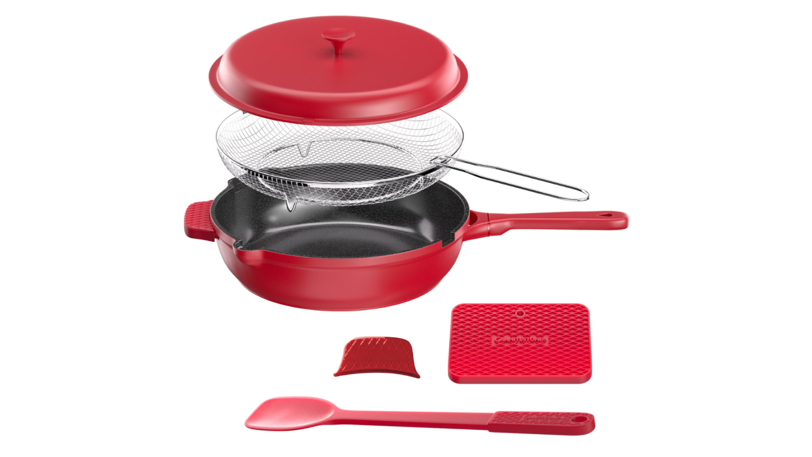 As Seen on TV 10-in-1 Multi-Purpose Non-Stick Zuka Pan