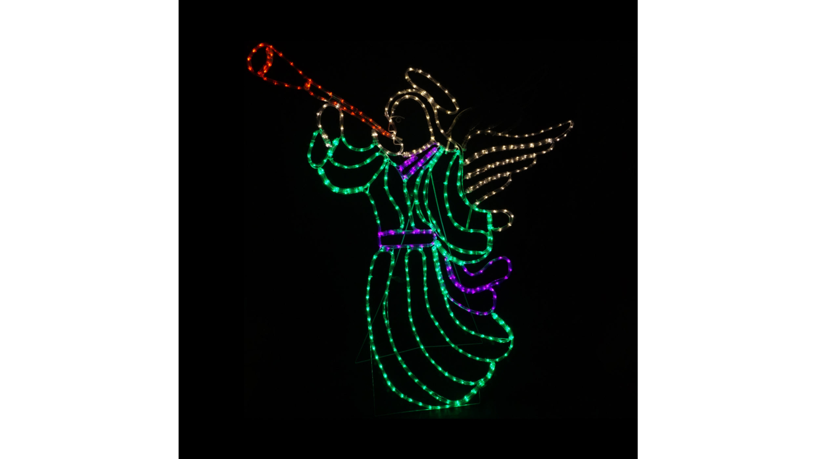 Lights Fiesta Animated Angel Motif Christmas LED Indoor/Outdoor Display ...